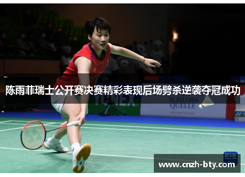 陈雨菲瑞士公开赛决赛精彩表现后场劈杀逆袭夺冠成功